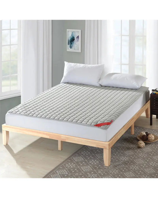 14 Inch King Size Wood Platform Bed Frame-Natural - Natural - Simple Bed Frame