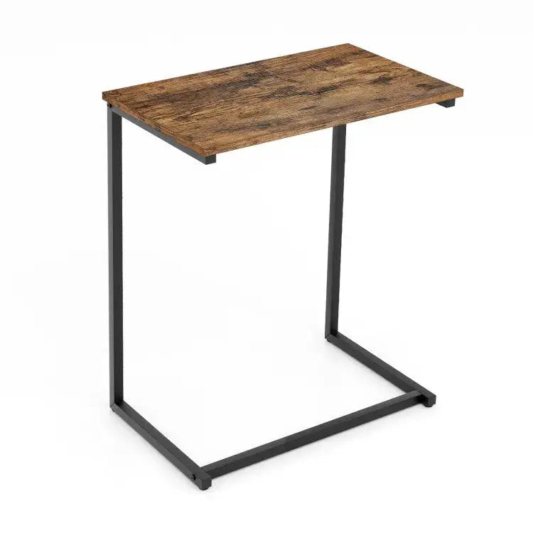 14-Position Adjustable Floor Chair & C-Shaped End Table Set Costway