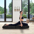 14-Position Adjustable Folding Lazy Gaming Sofa-Black Costway
