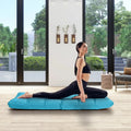 14-Position Adjustable Folding Lazy Gaming Sofa-Light Blue Costway