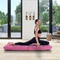 14-Position Adjustable Folding Lazy Gaming Sofa-Pink - Pink - Floor Chairs