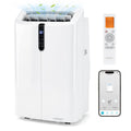 14000 BTU Smart Portable AC with APP Voice and Window Kit 47 dB-White