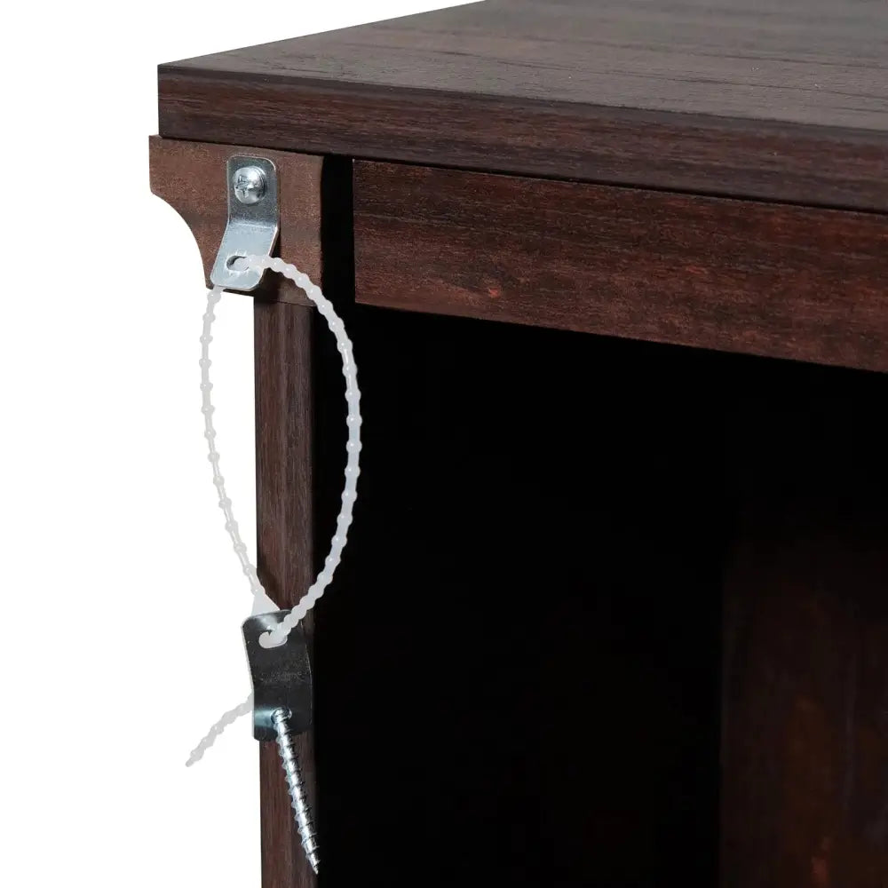 1400W TV Stand Electric Fireplace Mantel with Remote Control-Natural Costway