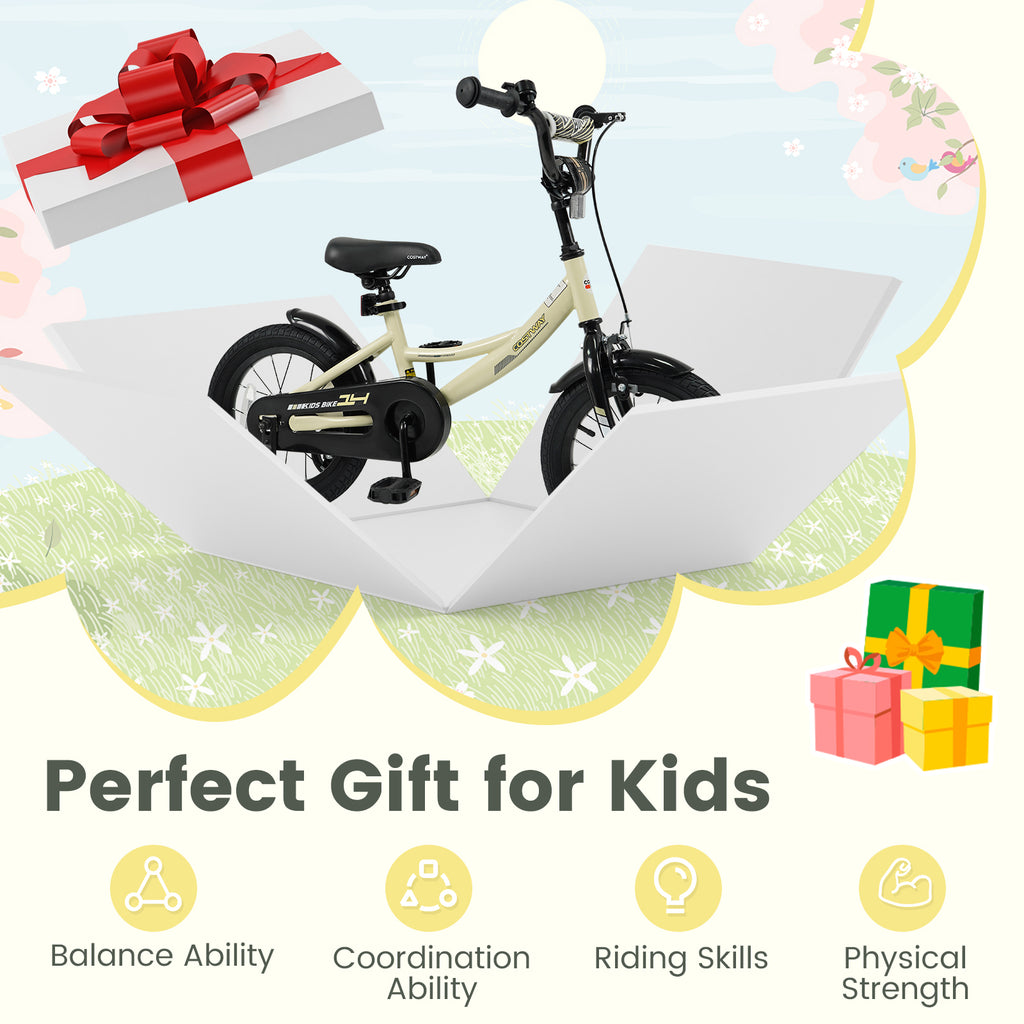 14 Inches Kids Bike Sport Bicycle with Removable Training Wheels