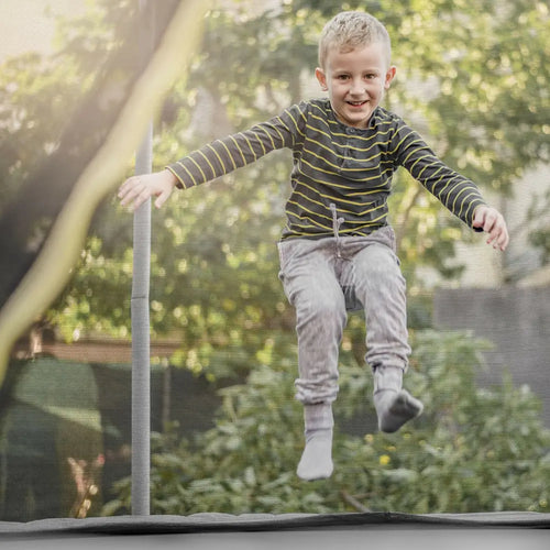 14Ft Replacement Weather-Resistant Trampoline Safety Enclosure Net - Black - Trampoline Accessories