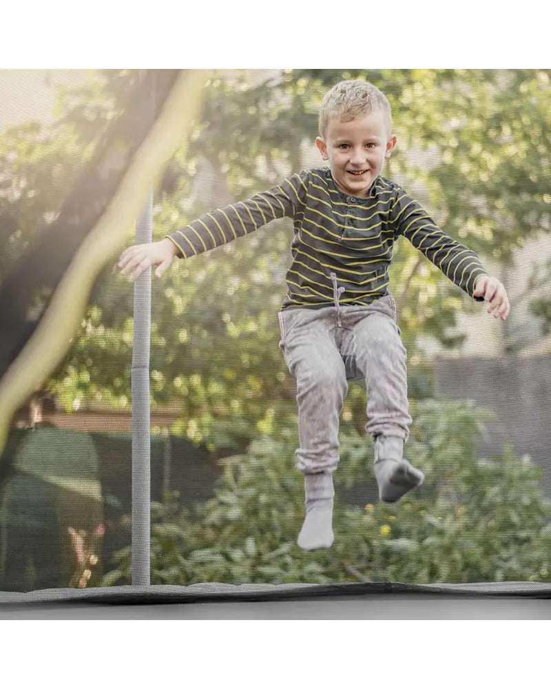 14Ft Replacement Weather-Resistant Trampoline Safety Enclosure Net - Black - Trampoline Accessories