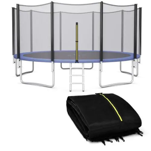 15/16 Feet Trampoline Replacement Safety Net-15 ft - Black - Trampoline Accessories