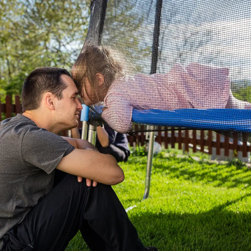 15/16 Feet Trampoline Replacement Safety Net-15 ft - Black - Trampoline Accessories