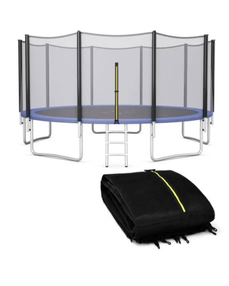 15/16 Feet Trampoline Replacement Safety Net-15 ft - Black - Trampoline Accessories