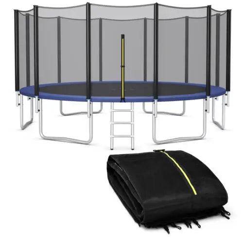 15/16 Feet Trampoline Replacement Safety Net-16 ft - Black - Trampoline Accessories
