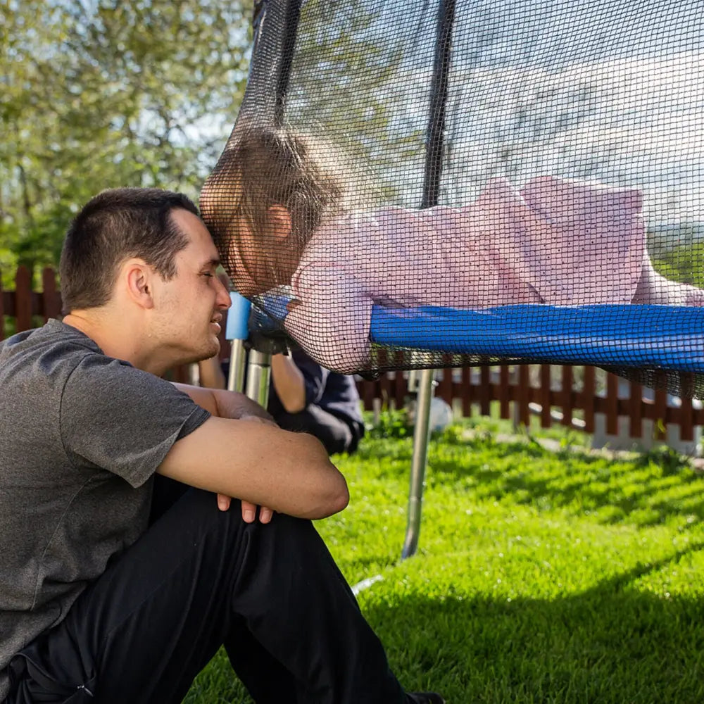 15/16 Feet Trampoline Replacement Safety Net-16 ft - Black - Trampoline Accessories