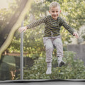 15/16 Feet Trampoline Replacement Safety Net with Adjustable Straps-16 ft - Black - Trampoline Accessories