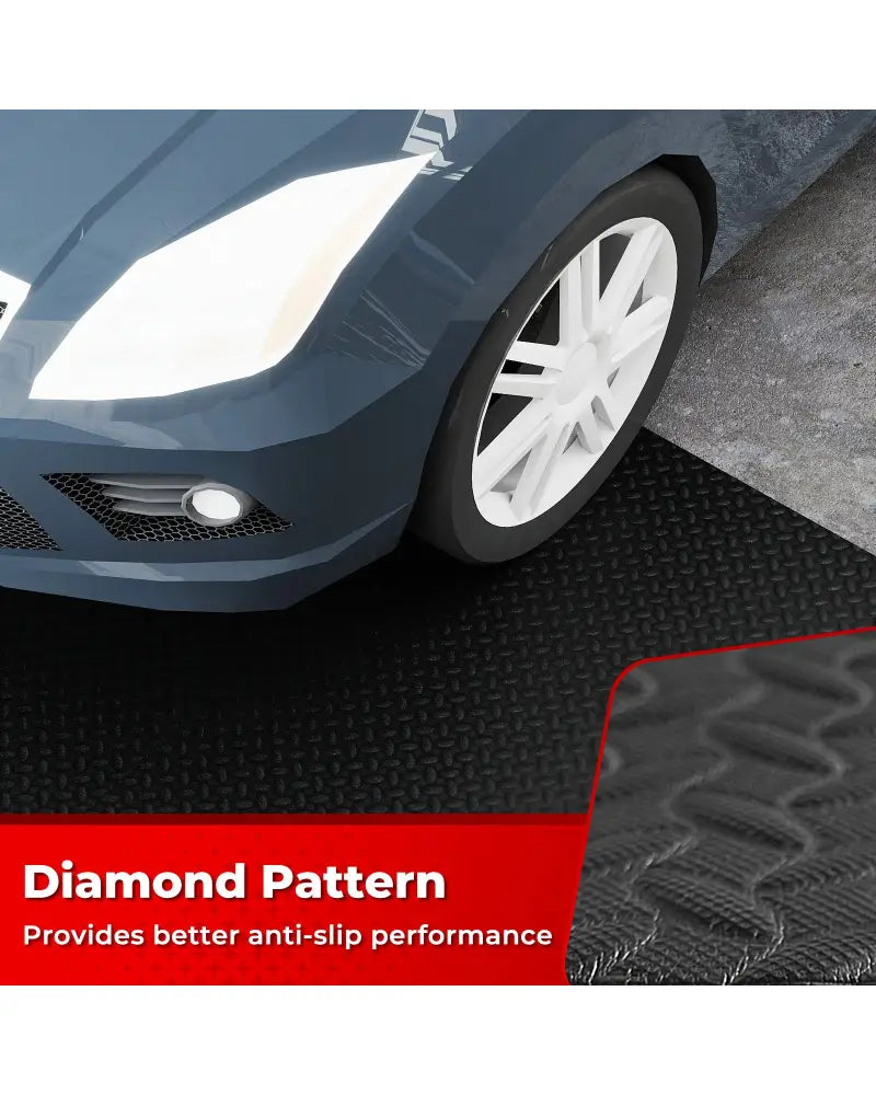 15.5 x 7.7 FT Garage Tool Mats 7 mm Thickened PE Mechanic Pads Pack of 4 - Garages