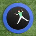 15 Feet Trampoline Pad Replacement Safety Pad with Fixing Straps (Blue) - Blue - Outdoor Play