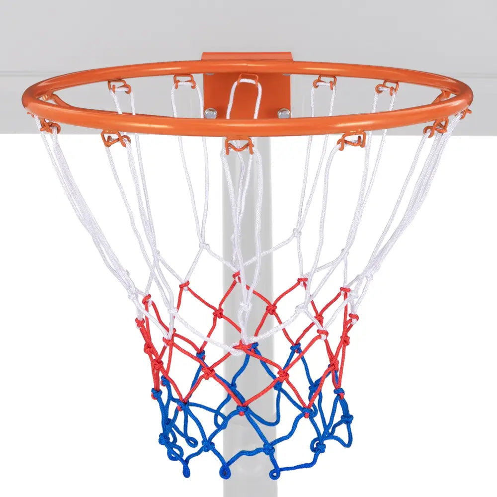 15 Inch Basketball Rim Goal Replacement with All Weather Net and Mounting Hardware-Orange - Orange - Sport Equipments