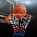 15 Inch Basketball Rim Goal Replacement with All Weather Net and Mounting Hardware-Orange - Orange - Sport Equipments