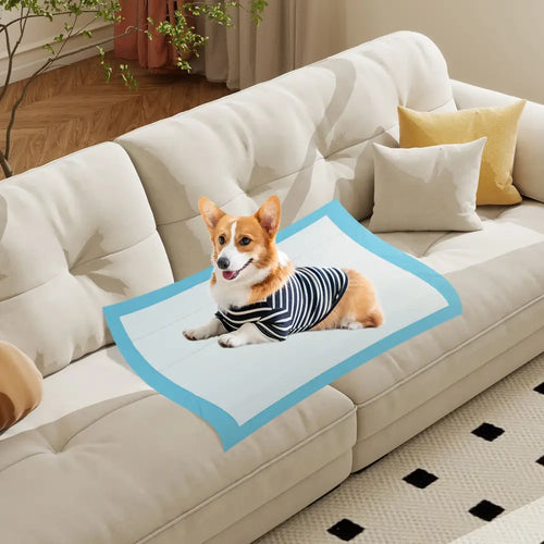 150 Pieces 24 x 36 Inch Pet Wee Pee Piddle Pad-S - Light Blue - Dog Supplies