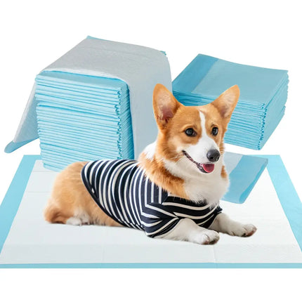 150 Pieces 24 x 36 Inch Pet Wee Pee Piddle Pad-S - Light Blue - Dog Supplies