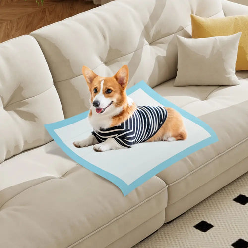 150 pieces 30 x 30 Inch Pet Wee Pee Piddle Pad - Light Blue - Dog Supplies