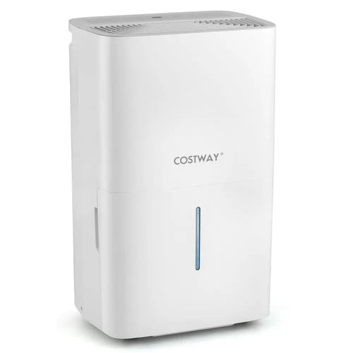 150 Pints Dehumidifier with 24H Timer and LED Display-White - White - Dehumidifiers