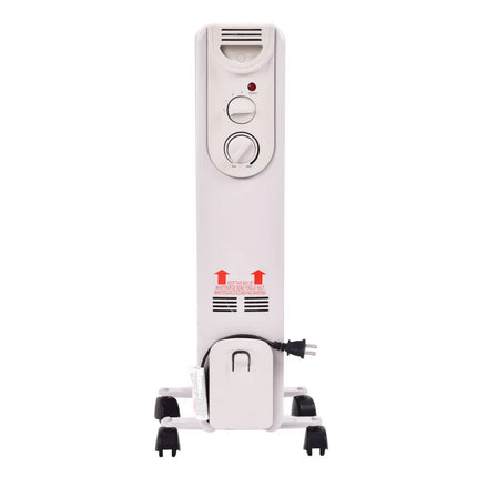 1500 W Electric Portable Oil Filled Radiator Space Heater with 3 Heat Settings - Space Heaters