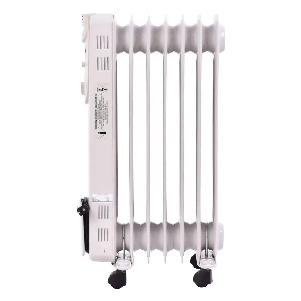 1500 W Electric Portable Oil Filled Radiator Space Heater with 3 Heat Settings - Space Heaters