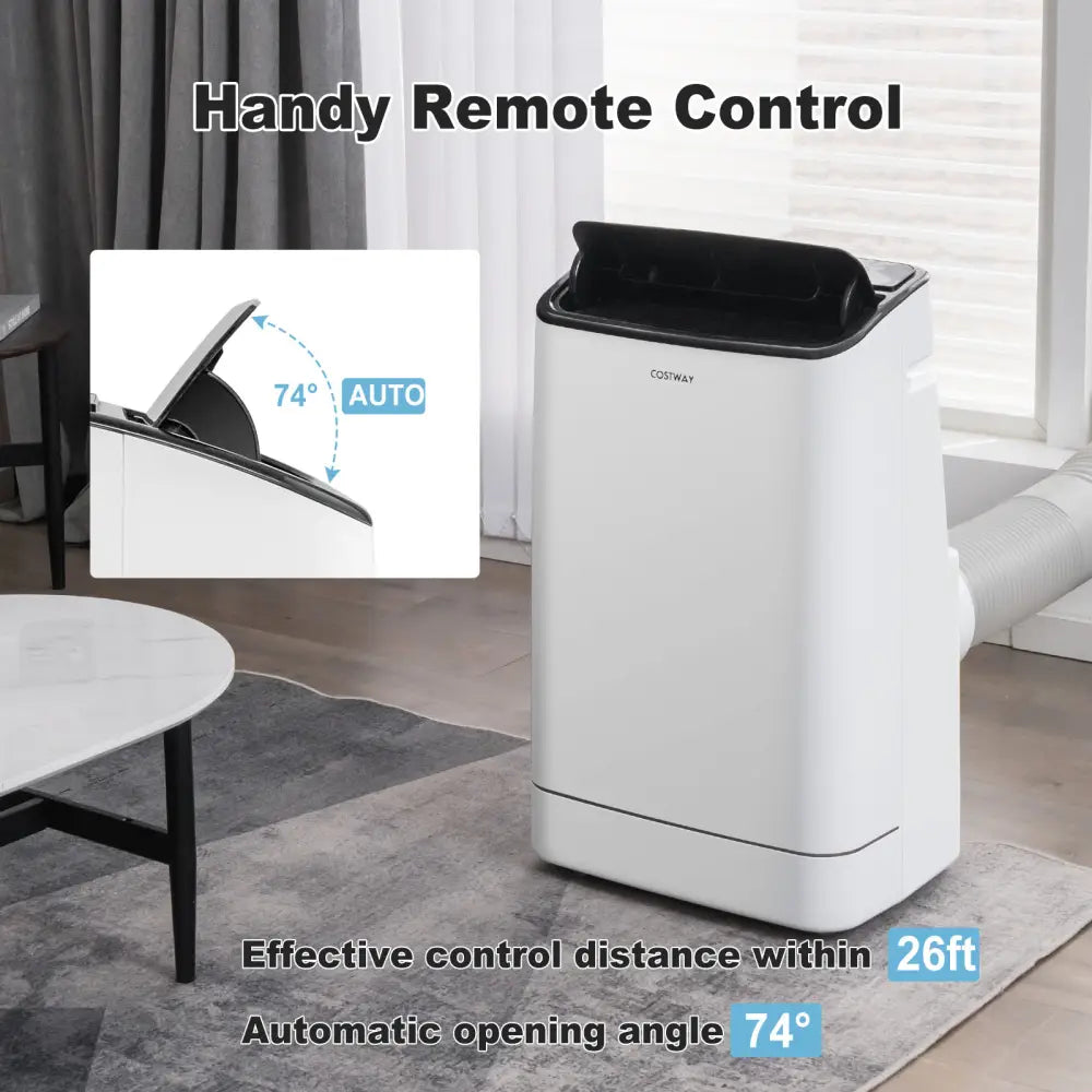15000 BTU Portable Air Conditioner with APP Control and Heat - White - Portable Air Conditioners