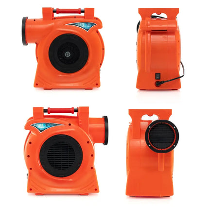 1500W 2 HP Commercial Air Blower for Giant Outdoor Inflatable Bounce House - Orange - Air Blowers