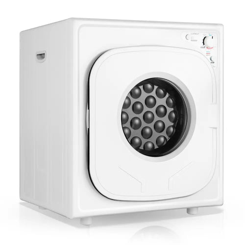 1500W Compact Laundry Dryer with Touch Panel-White - White - Dryers