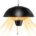 1500W Electric Patio Heater with IPX4 Waterproof - Black - Space Heaters