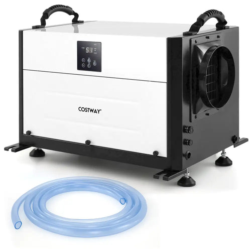 155 Pint Crawl Space Dehumidifier with 3 Modes and 24H Time-White - White - Dehumidifiers
