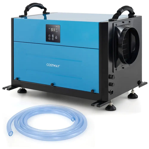 155 Pint Crawl Space Dehumidifier with 3 Modes and 24H Timer-Blue - Blue - Dehumidifiers