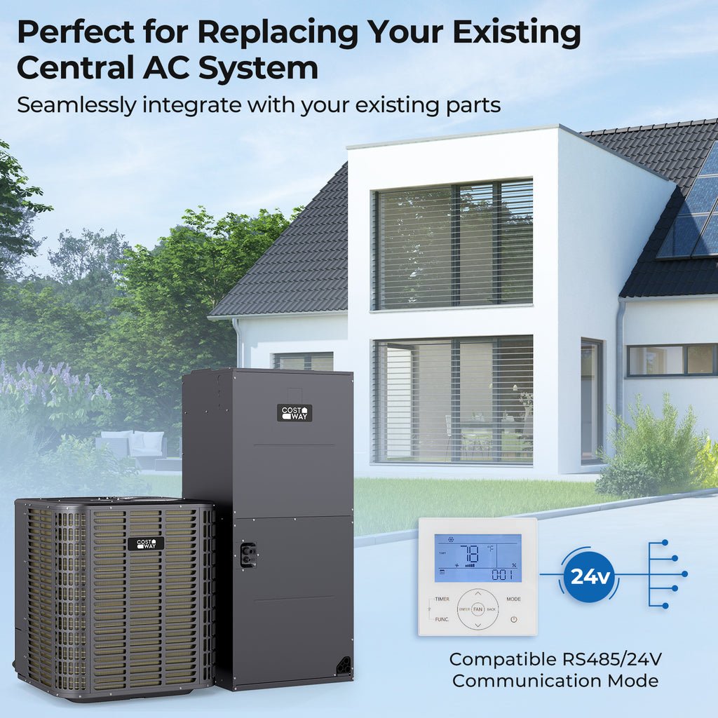 5 Ton 17 SEER2 High-Performance Heat Pump System (Operates down to -15°C)