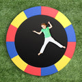 16 Feet Trampoline Pad Replacement Safety Pad with Fixing Straps (Multicolor) - Multicolor - Outdoor Play