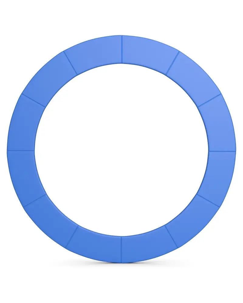 16 Feet Waterproof and Tear-Resistant Universal Trampoline Safety Pad Spring Cover-Blue - Blue - Trampoline Accessories