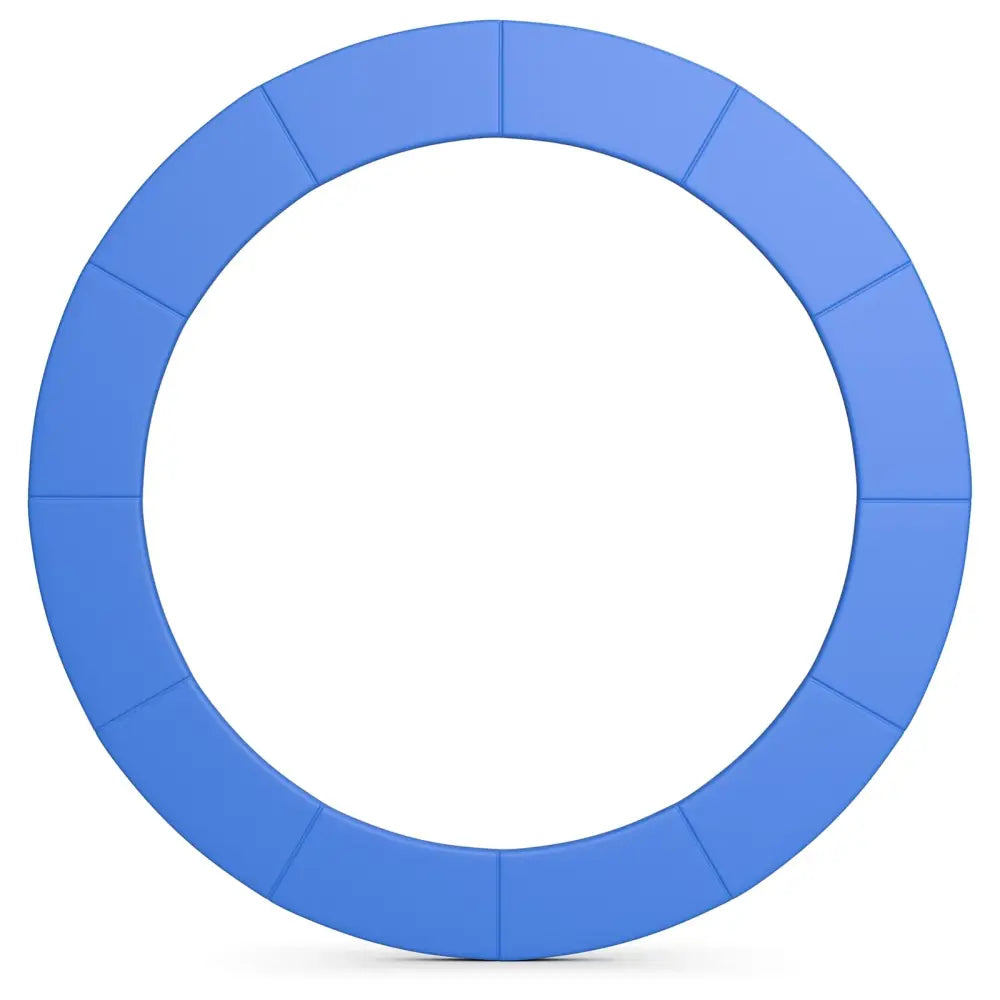 16 Feet Waterproof and Tear-Resistant Universal Trampoline Safety Pad Spring Cover-Blue - Blue - Trampoline Accessories