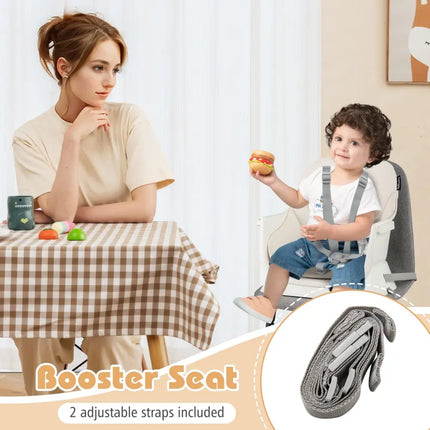 16-in-1 Baby High Chair with Activity Center and Booster Seat for Babies and Toddlers-White - White - High Chairs