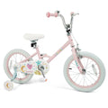 16 Inch Kids Bike Adjustable for 3 - 8 Years Old Children Pink - Stars & Moon - Oasis Home Essentials