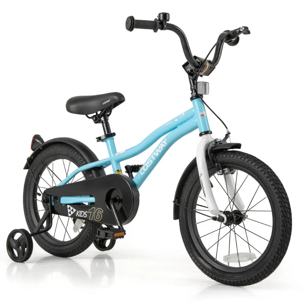 16 - Inch Kids Bike for 4 - 7 Years Old Children Bicycle with Training Wheels - Oasis Home Essentials
