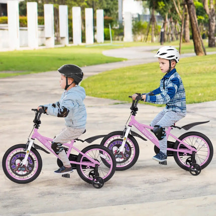 16 Inch Kids Bike for 4 - 8 Years Old Sport Bicycle with Adjustable Handlebar and Saddle - 16 inches - Oasis Home Essentials