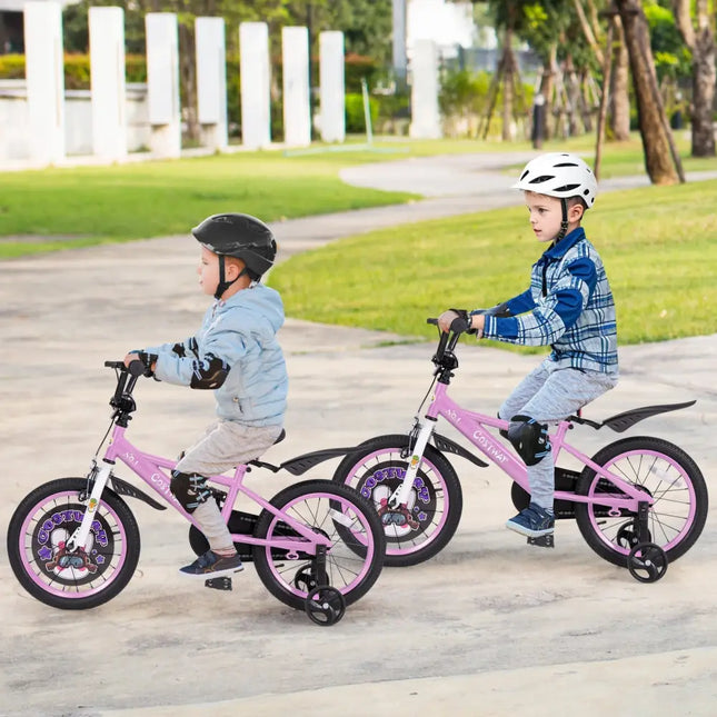 16 Inch Kids Bike for 4 - 8 Years Old Sport Bicycle with Adjustable Handlebar and Saddle - 16 inches - Oasis Home Essentials