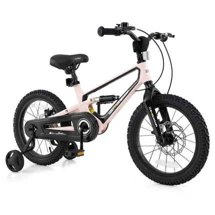 16 Inch Kids Bike Lightweight with Detachable Training Wheels for Aged 4 to 7 - 16 inches - Oasis Home Essentials