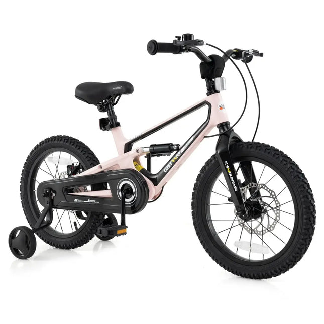 16 Inch Kids Bike Lightweight with Detachable Training Wheels for Aged 4 to 7 - 16 inches - Oasis Home Essentials