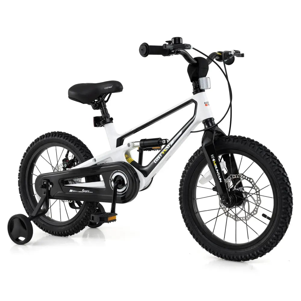 16 Inch Kids Bike Magnesium Alloy Bicycle Adjustable for Aged 4 to 7 - 16 inches - Oasis Home Essentials
