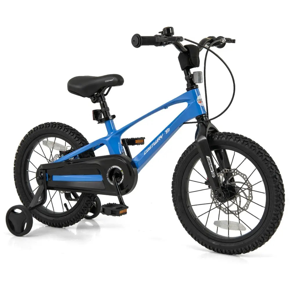 16 Inch Kids Bike Magnesium Alloy Training Bicycle Adjustable for 4 to 7 Years Old - 16 inches - Oasis Home Essentials