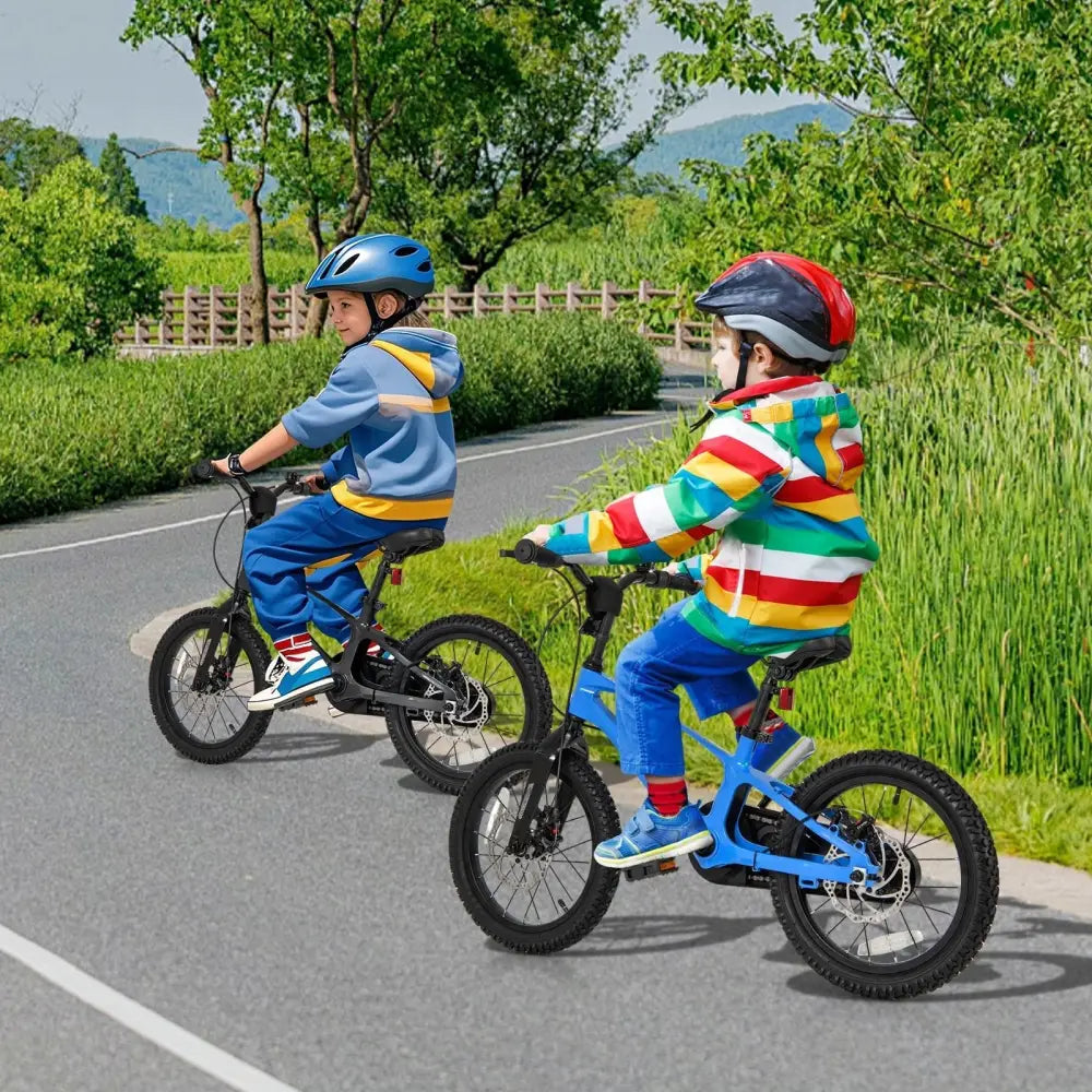 16 Inch Kids Bike Magnesium Alloy Training Bicycle Adjustable for 4 to 7 Years Old - 16 inches - Oasis Home Essentials