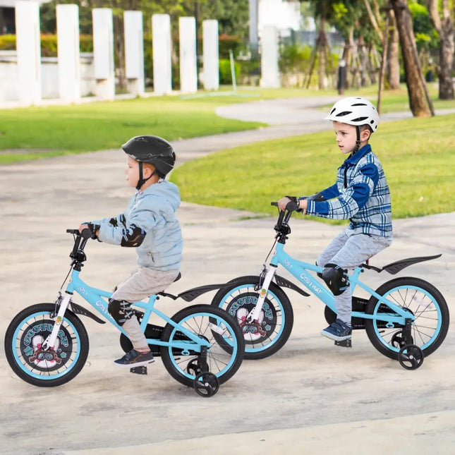 16 Inch Kids Bike with Adjustable Handlebar and Saddle for 4 - 8 Years Old - 16 inches - Oasis Home Essentials
