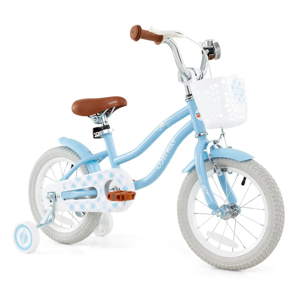 16 Inch Kids Bike with Adjustable Handlebar and Seat for 4 - 7 Year Old - Oasis Home Essentials