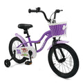 16 Inch Kids Bike with Training Wheels for Aged 4-7 Years Old - Magic Purple - Purple - Kids Bike