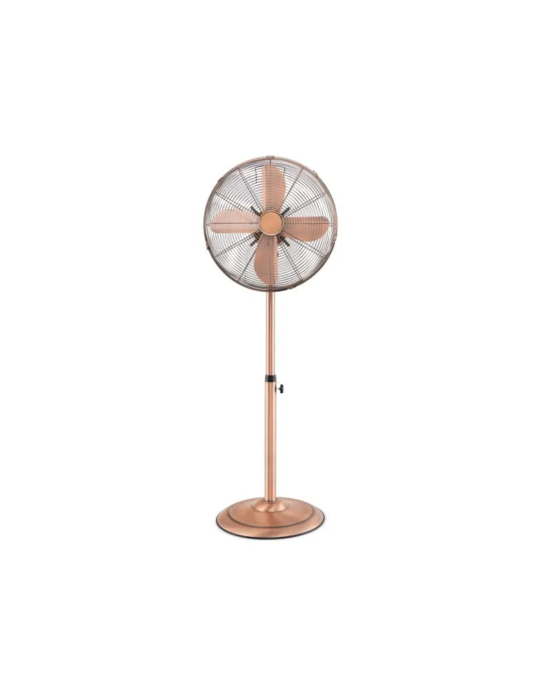 16 Inch Pedestal Standing Fan Oscillating Pedestal Fan with 3 Speeds and Adjustable Height-Copper - Copper - Fans